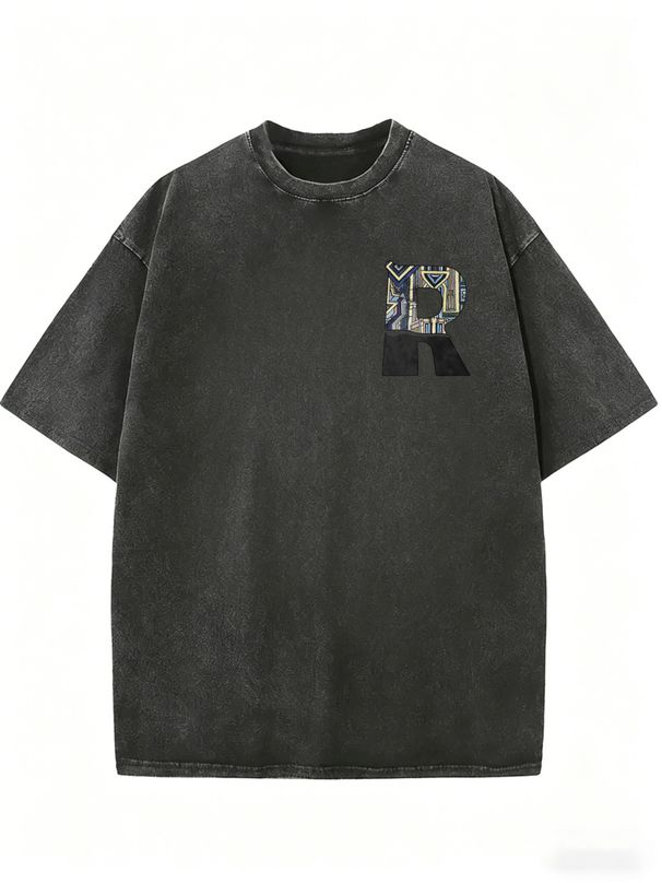 Women's Casual Washed Shirt, Lightweight Oversized Everyday Wear Tee_ecoleips.com