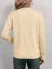 Women Soft Skin-Friendly Lightweight Breathable Knit Cardigan V Neck Button Front Long Sleeve Oversized Loose Pocket Knit Coat_ecoleips.com