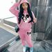 Women's Two Piece Set Hooded Fleece Print Sweatshirt Casual Sportswear Relaxed Everyday Wear Comfortable Feshion_ecoleips.com