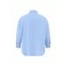plus Size Women's Solid Color Blouse Long-Sleeve Shirt with Pony Embroidery Versatile Comfortable for Work And Casual_ecoleips.com