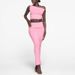 2025 Summer New Women's Solid Color Sleeveless Tank Top Bodycon Long Skirt Two-Piece Fashion Set For Women_ecoleips.com