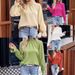Women's Solid Color Ruffled Collar Loose Fit Chiffon Blouse – French Style Long Sleeve Top For Spring Summer_ecoleips.com