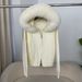 Women's Oversized Hooded Knit Cardigan - Soft Angora Blend, Zipper Front, Casual Korean Style, Spring Layering Essential (Multiple Colors Available)_ecoleips.com