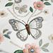 Women's Simulated Embroidered Pearl Butterfly Print Two-Piece Set T-Shirt And Shorts Fashionable Casual Outfit_ecoleips.com