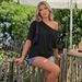 New European And American Cross-border Foreign Trade Women's Clothing, Designer Loose Tops, Y2K Off-shoulder_ecoleips.com