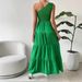 Women's Clothing Mid Length Fashion Oblique Shoulder Dress_ecoleips.com