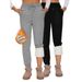 Women's Clothing Drawstring Plus Velvet Sports Pants Outer Wear Warm Drawstring Plus Velvet Thickened Sports Pants_ecoleips.com
