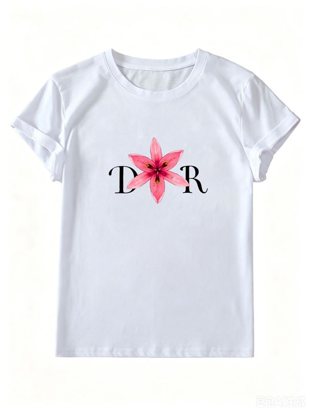 Black White Versatile Slim Cotton Top, Women Bodycon Short Sleeve T-Shirt, Soft Casual All-Match Daily Tee_ecoleips.com