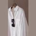 White Breathable Cotton And Linen Sunscreen Long-sleeved Shirt Women's Summer Thin Lazy Style Loose And Thin Casual Versatile Top_ecoleips.com