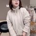 girl Small Fire Stove Warm Cotton Jacket Ollie Fleece Stand Collar Windproof Slimming Winter New Versatile Thickened Zipper_ecoleips.com