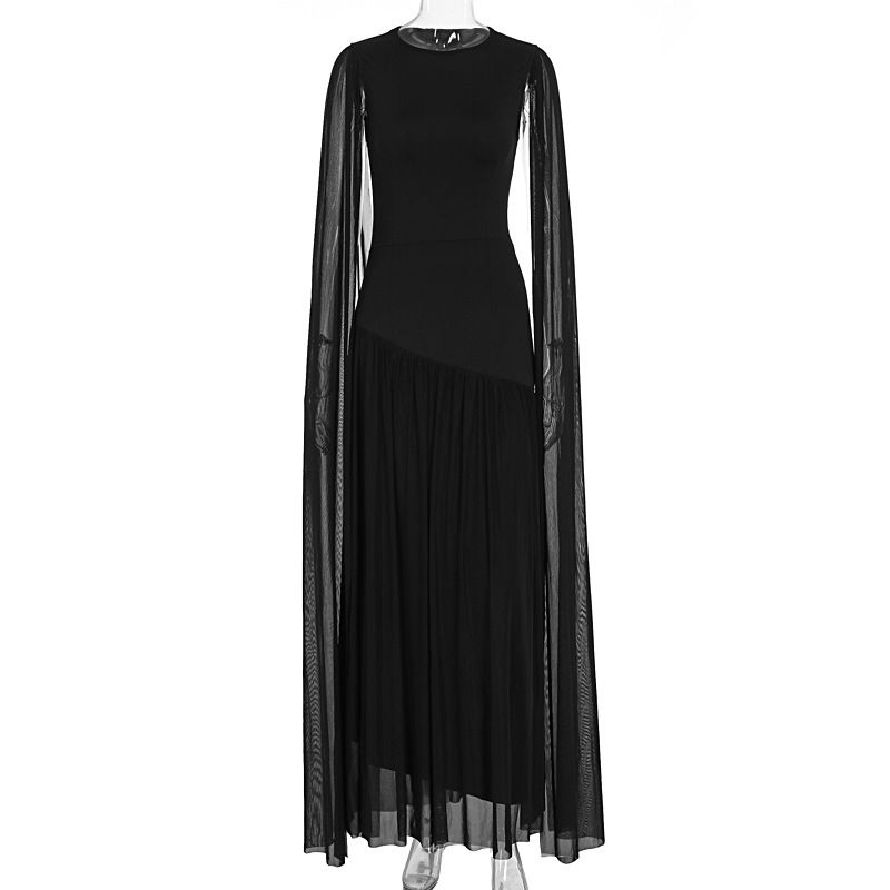 Elegant French Style Sleeveless Long Dress For Women Luxury Formal Occasion Party Evening Gown Fashion Women's Long Dress_ecoleips.com
