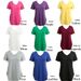 Aria Basics Aria Basics Cross-border Supply European And American Plus-size Women's Loose Tops Summer Solid Color V-neck_ecoleips.com