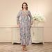 M25047 Middle Eastern Arab Muslim Robe Abaya Cross-border Dress Women's Clothing Embroidery_ecoleips.com
