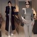 New Stylish Elegant Casual Suit For Ladies, Featuring Stand-up Collar, Slimming Fit, And A Sporty Base Shirt With_ecoleips.com