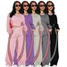 Women's Casual Long-Sleeve Top & Side-Stripe Sport Pants Set - Polyester Two-Piece Outfit (Breathable, Comfort Fit, Office & Street Style)_ecoleips.com