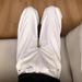 Women's White Pants With A Loose Design, 2026 Spring-summer New High-waisted, Drapey, Floor-length, Wide-leg, Curved-cut_ecoleips.com