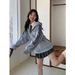 High-street Design Three-stripe Hooded Sweatshirt For Women, 2025 Autumn/winter New Style, Loose Fit, Fleece-lined,_ecoleips.com