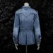 K Personalized Street Style Jacket, New Fashionable Ruffle Edge Single Breasted Lapel Three-dimensional Denim Jacket For Women_ecoleips.com