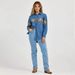 Cross-border European And American 2026 Spring/Summer Fashion Wild Horse Print Jacket In Stock Vintage Denim Turn-down_ecoleips.com