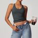 Women's Clothing Sanded Tight Yoga Top Outdoor Fitness Sports Underwear_ecoleips.com