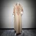 Elegant Muslim Abaya Dress – Embroidered Long Sleeve Maxi Dress For Women (Modest Islamic Fashion, Middle Eastern Style)_ecoleips.com