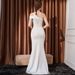 Women's Clothing Evening Dress Elegant Lady Banquet Model Exhibition Company Annual Meeting Host Long Fishtail Dress_ecoleips.com