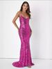 Women's Clothing Party Sequin Sexy Dress Dress (4 Colors)_ecoleips.com
