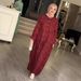 Women's French Hepburn Style Fashion Long Skirt Jacquard Autumn European American New Clothing_ecoleips.com