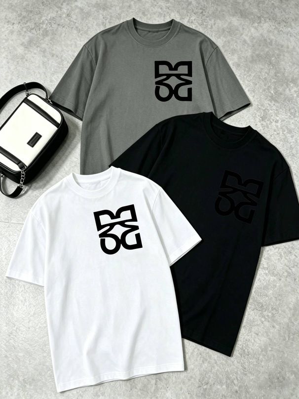 Women’s 3-Pack Relaxed Fit Crew Neck Tees, Soft Pure Cotton Short Sleeve Shirts, Baggy Casual Basic Tops For Loungewear, Sleepwear & Everyday Outfits_ecoleips.com