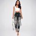 Women's High-Waisted Stretch Ripped Jeans – Slim Fit Skinny Denim Pants With Distressed Details, Comfortable & Trendy Casual Trousers_ecoleips.com