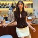 French-style Hot-selling Women's Clothing 2026 Spring New Fashion Sexy Hollow-out Front Lace-up Slim-fit Short-sleeve_ecoleips.com