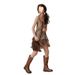 Sweet And Spicy Ruched Strap For Women, Summer New Bohemian Style, Irregular Hem, Knee-Length Midi Dress_ecoleips.com