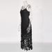 Women's Clothing Sexy Style Autumn Embroidery Suspenders Hollow Slit Fashion Hip Suspender Skirt_ecoleips.com