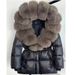 European Station Winter New High End Fur Fox Large Fur Collar Hooded Down Jacket Women's Medium And Long Thick Coat_ecoleips.com