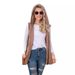 Women's Longline Hooded Fleece Vest Coat - Soft Plush Outerwear For Autumn & Winter - Wine Red - Sizes S-5XL_ecoleips.com