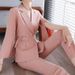 Women's Clothing New Nine-point Sleeve Small Suit Women's Professional Suit Fashion Elegant Slim-fit _ecoleips.com