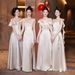 Champagne Colored Bridesmaid Dress for Women High Quality Satin Wedding Party Wear Perfect for Petite Women And Everyday Use_ecoleips.com