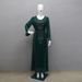 Women's Clothing Middle East New Robe Hot Diamond Style Home Outing Dress_ecoleips.com
