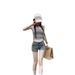 American Style Spiked Rivet Jeans Low Waist Shorts For Women Summer Slim Fit Bodycon Hot Sexy Ultra Short Pants_ecoleips.com