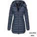 girl 2025 New Winter Korean Style Women's Jacket Mid-Length Slim Fit Warm Down Cotton Coat Black_ecoleips.com