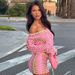 2025 New Casual Hand Crocheted Sexy Socialite Hot Girl Striped Nightclub Set For Women_ecoleips.com