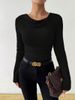 Women's Clothing Women's Long Sleeved Knitwear Solid Color Sweater Casual Top European And American Style Autumn Winter Fashion_ecoleips.com