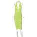 Women's Sexy Slim Fit V Neck Bodycon Dress Solid Color Backless 2025 European American Cross Border Hot Girl Fashion Wholesale_ecoleips.com