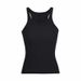 Women's Slim Fit Camisole Sleeveless Tank Top Early Autumn New European American Style Solid Color Narrow Shoulder Elastic_ecoleips.com