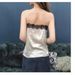 Aria Basics Aria Basics Jiaerqi Women's Summer Lace V-neck Camisole With Eyelash Lace, Loose Chiffon Undershirt For Layering_ecoleips.com