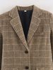 Wholesale 2025 Autumn New European And American Style Women's Houndstooth Pattern Blazer 5085_ecoleips.com