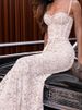 JULISSA MO Sexy Spaghetti Strap Print Floral Lace Women Maxi Dress White Backless Lace Up Autumn New Elegant Party Evening Dress_ecoleips.com