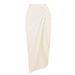 2025 European and American foreign trade new bikini skirt swimsuit solid color splicing one piece swimsuit female_ecoleips.com