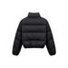 New Solid Color Short Women's Autumn And Winter Coat Fashionable Thickened Warm Zipper Bread Clothes Cotton Clothes_ecoleips.com