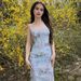 2025 Summer New Women's Sexy Fashion French Light Luxury Floral Strap Slim Dress_ecoleips.com
